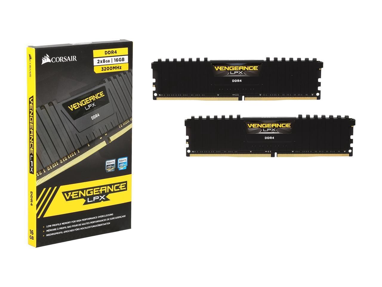 CORSAIR Vengeance LPX 16GB (2x8GB) DDR4 3200, CMK16GX4M2B3200C16 - 参数与 ...