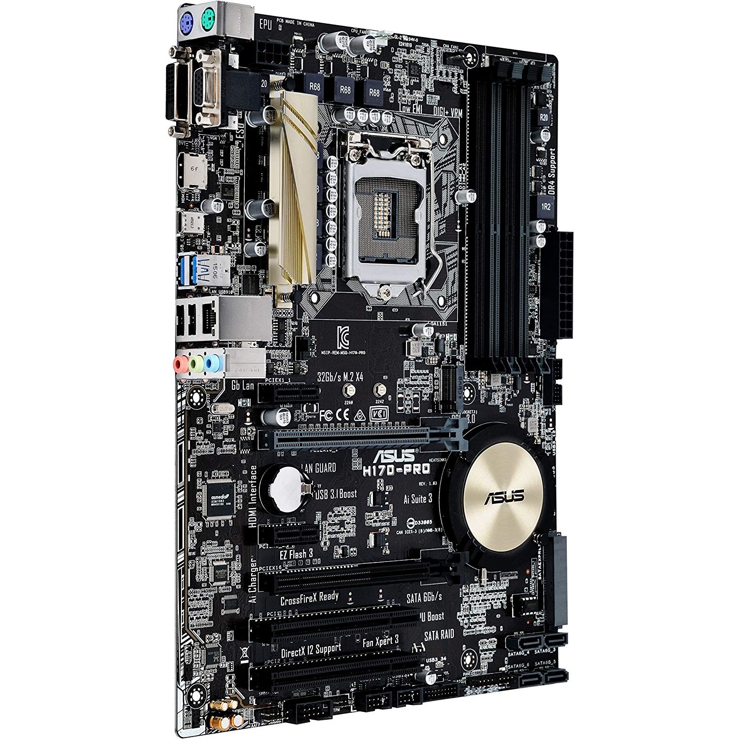 ASUS H170-PRO - 参数与细节图- 比一比美国: 北美电脑与电子爱好者中文社区