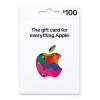 预告：新版 Apple 礼卡 $100 面值, 线下+线上+软件商店通用
