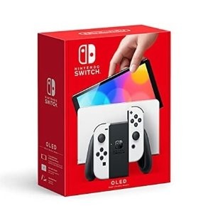 Nintendo Switch OLED 黑白色款主机 翻新