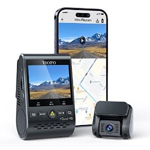 闪购：VIOFO A129 Plus Duo 2K 1440P 60fps + 1080P 30fps 行车记录仪 带GPS