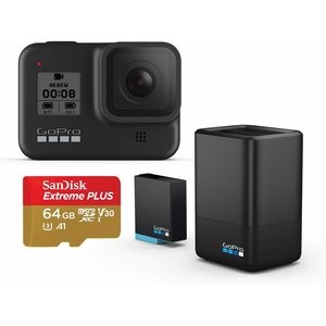 GoPro HERO8 Black + 额外电池 + SD存储卡