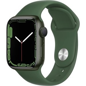Apple Watch Series 7 智能手表 41mm 绿色表壳+绿色运动表带