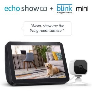 Echo Show 8 智能屏幕 第1代 + Blink Mini监控摄像头