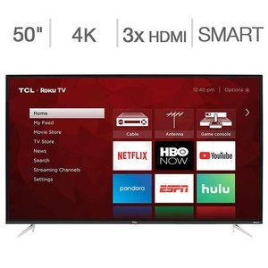 TCL S425 50" 4K HDR 超高清智能电视