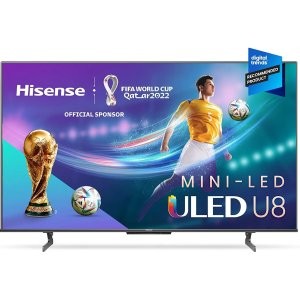 黑五价：Hisense 55" U8H Quantum 4K miniLED Google TV 2022 款