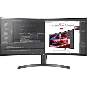 史低价：LG 34WL85C-B 34" 21:9 1440P IPS 曲面显示器