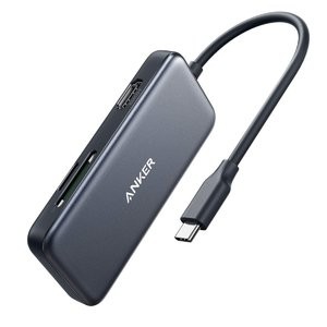 Anker 五合一 USB C 扩展坞 4K HDMI SD卡读卡器