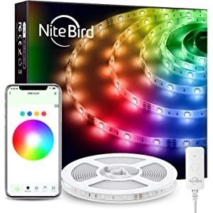 NiteBird 智能LED灯带, 16.4英尺 支持Alexa & Google Home