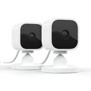 Blink Mini 1080P紧凑型室内安防摄像头 2件装