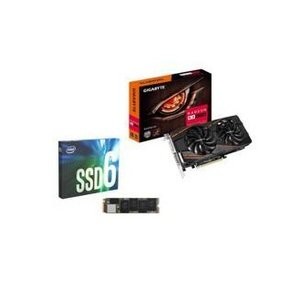 Intel 660p 512GB QLC SSD + Gigabyte RX 570 4GB 显卡