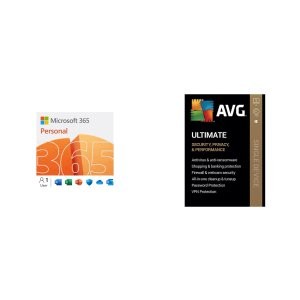 Microsoft 365 个人版12个月+AVG 互联网保护软件