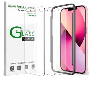 amFilm iPhone 13 Mini 钢化膜 3张
