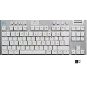 Logitech G915 TKL 旗舰级无线超薄机械键盘 黑白双色