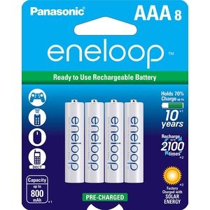 Panasonic eneloop AAA 2100 可充电电池 8枚装