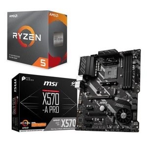 AMD RYZEN 5 3600X 6核 + MSI X570-A PRO 主板