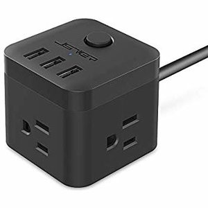 JSVER Travel power strip 3插座口 + 3USB接口