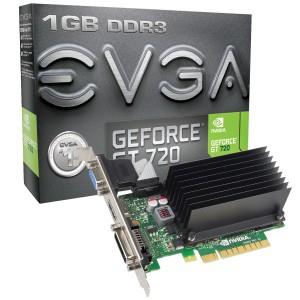 EVGA GT720 DDR3 1G无风扇版