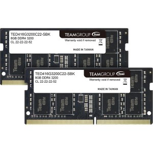 限今天：Team Elite 16GB (2 x 8GB) DDR4 3200 SO-DIMM 内存