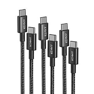 Anker 333 100W C-C 数据线 3根 (3.3ft+6ft+10ft 尼龙材质)