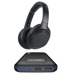 Sony WH-1000XM3 无线降噪耳机 + 20000mAh 充电宝