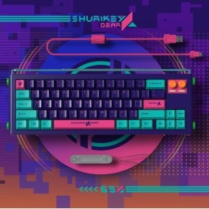 补货：Shurikey Hanzo 65键 双模静电容机械键盘 设计不俗