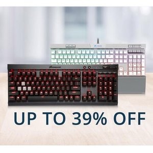 Corsair Gaming Keyboards 游戏键盘促销