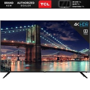 史低价：TCL 55R617 55吋 4K HDR Roku 智能电视