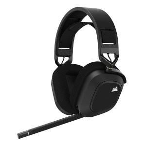 CORSAIR HS80 RGB 旗舰头戴式无线游戏蓝牙耳机