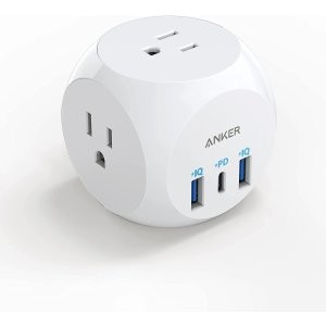 Anker 扩展插座 3AC 3USB 支持30W PD