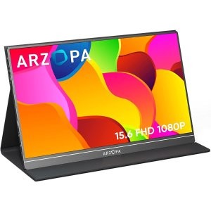 ARZOPA 15.6" 1920x1080 60Hz IPS 便携式显示器