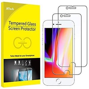 JETECH钢化膜 2片装 适用于 8和iPhone 7