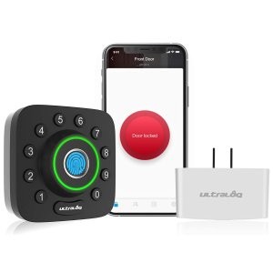 ULTRALOQ 智能门锁 + Wi-Fi 桥接器, 支持Alexa