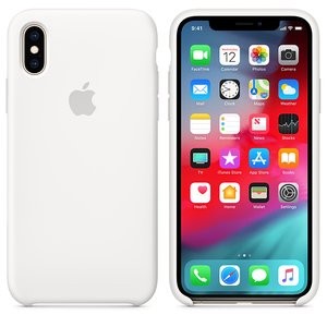 Apple官方 iPhone XS 硅胶壳 白色
