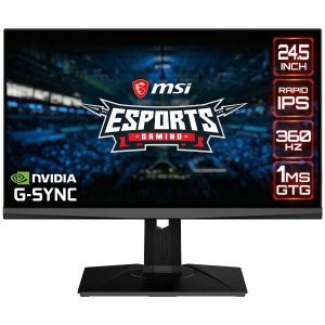 限今天：MSI 24.5" Oculux NXG253R 1ms 360Hz G-Sync IPS 显示器