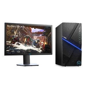 Dell G5 游戏台式机 (i5,1660, 8GB, 1TB)+ 24吋 144Hz 显示器套装