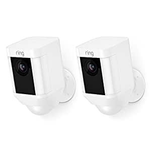 Ring Spotlight Cam 1080p 户外监控摄像头 2个装