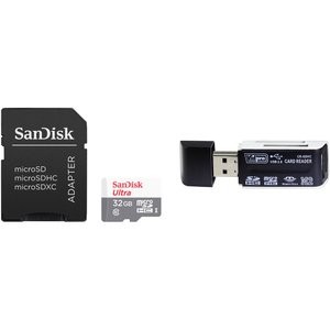 SanDisk Ultra microSDHC 32GB 存储卡 + 读卡器