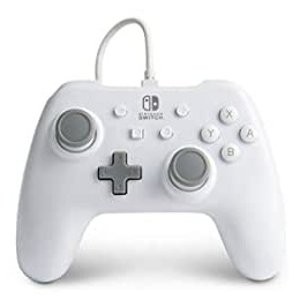 PowerA Switch 有线手柄 白色基础款