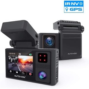AUTO-VOX 1080P 车内外双摄像夜视行车记录仪