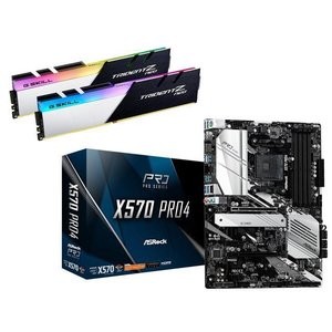 ASRock X570 Pro 4 + 焰光戟 2 x 8G DDR4 3600