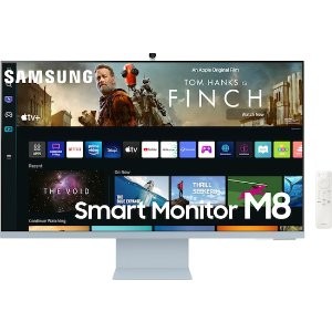 Samsung 32" M8 4K智能显示器 SlimFit摄像头 Bixby语音助手