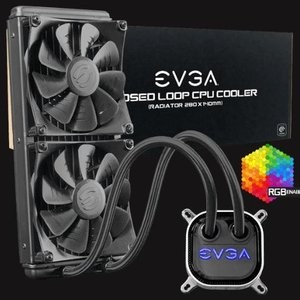 EVGA CLC 280mm 一体式CPU水冷 RGB灯效