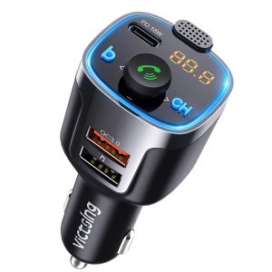 VicTsing 蓝牙5.0 车载FM无线发射器