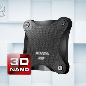 ADATA Durable SD600 3D NAND 外置硬盘 黑红双色可选