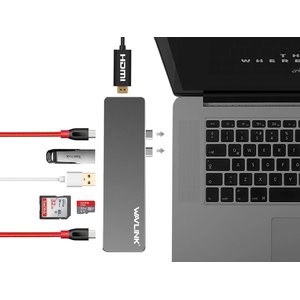 Wavlink 深空灰USB-C雷电3拓展坞
