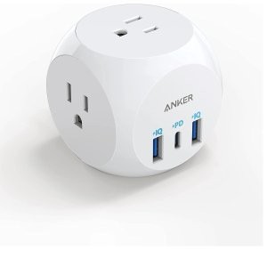 Anker 扩展插座 3AC 3USB 支持20W PD