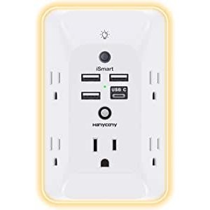 HANYCONY 夜灯10合1插座扩展器