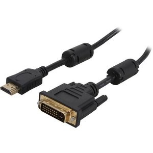 白菜价：Coboc 6英尺HDMI 转 DVI-D (24+1) 公对公转接线 带屏蔽环