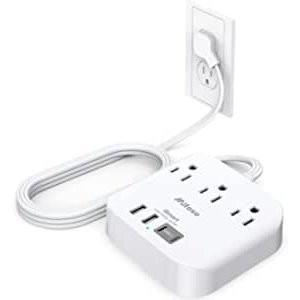 Mifaso 3 AC插口 + 2 USB + 2 Typc-C 延长插座